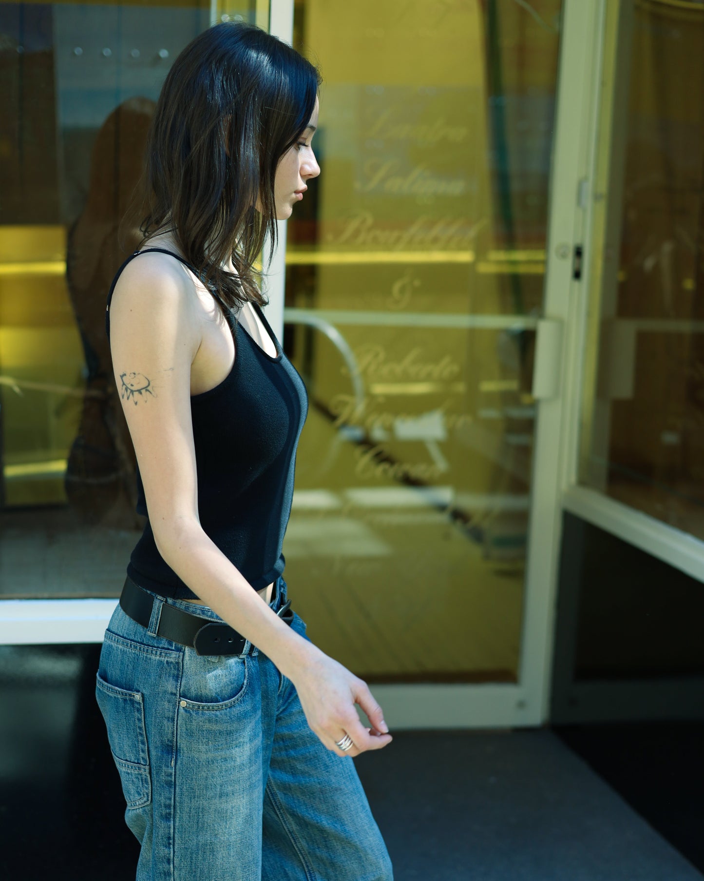 SHIFT knit tank - onyx