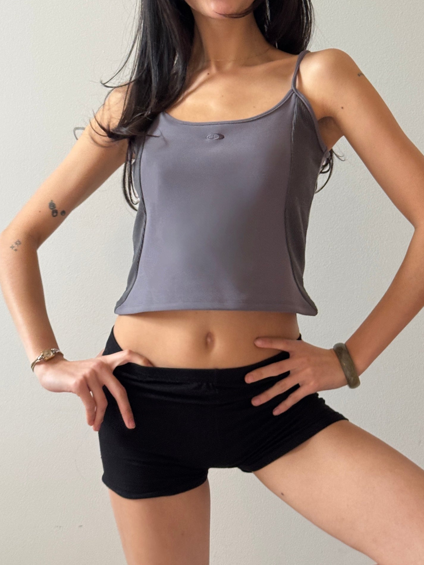 *sample sale* NIKKI top - grey violet - uniform person
