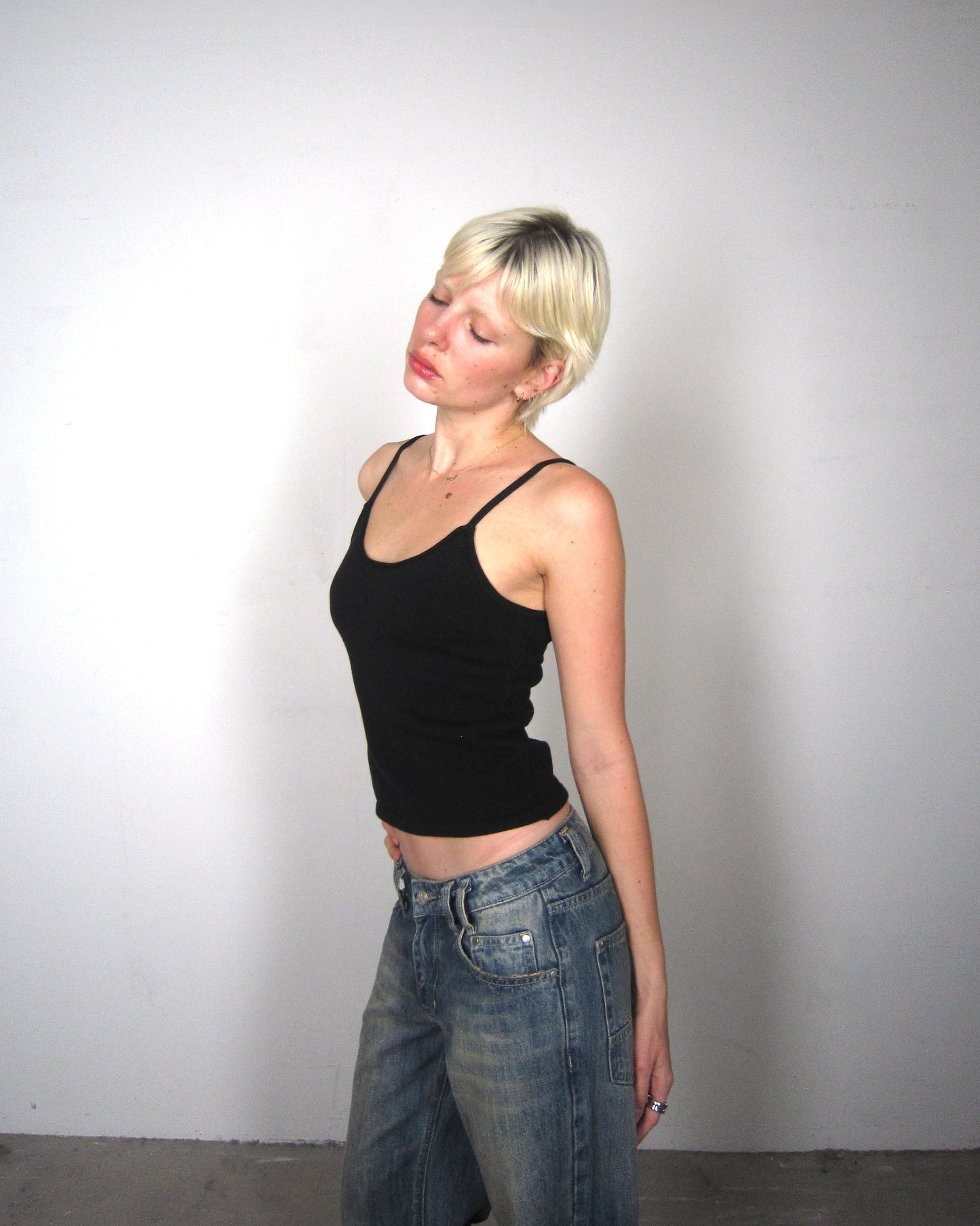 SHIFT knit tank - onyx