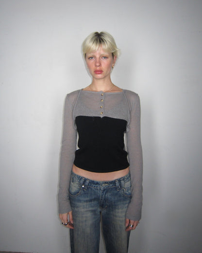 AIRA cardigan - bunny grey