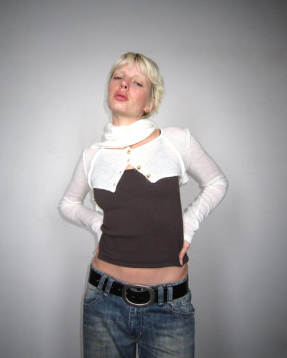 AIRA cardigan - first snow