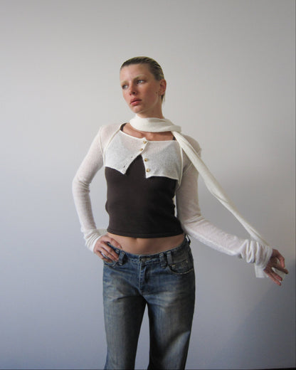 AIRA cardigan - first snow