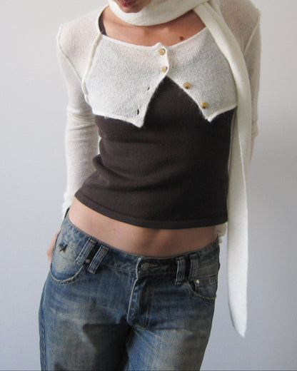 AIRA cardigan - first snow