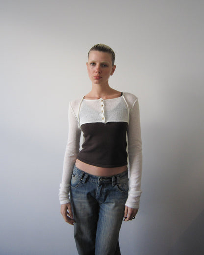 AIRA cardigan - first snow