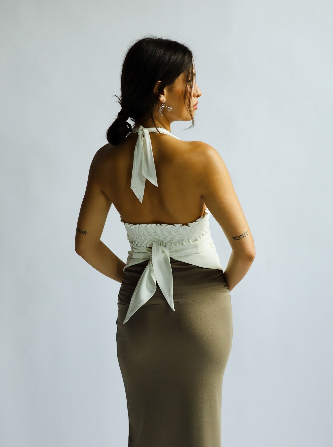 FIORI top - vintage white - uniform person