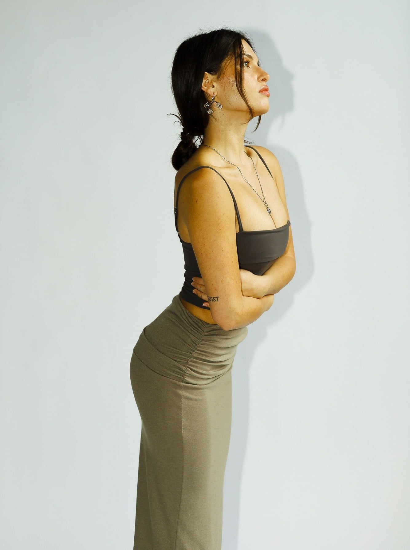 *sample sale* DONNA skirt - greige - uniform person