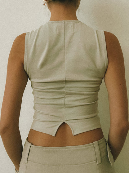 BESA top - sand