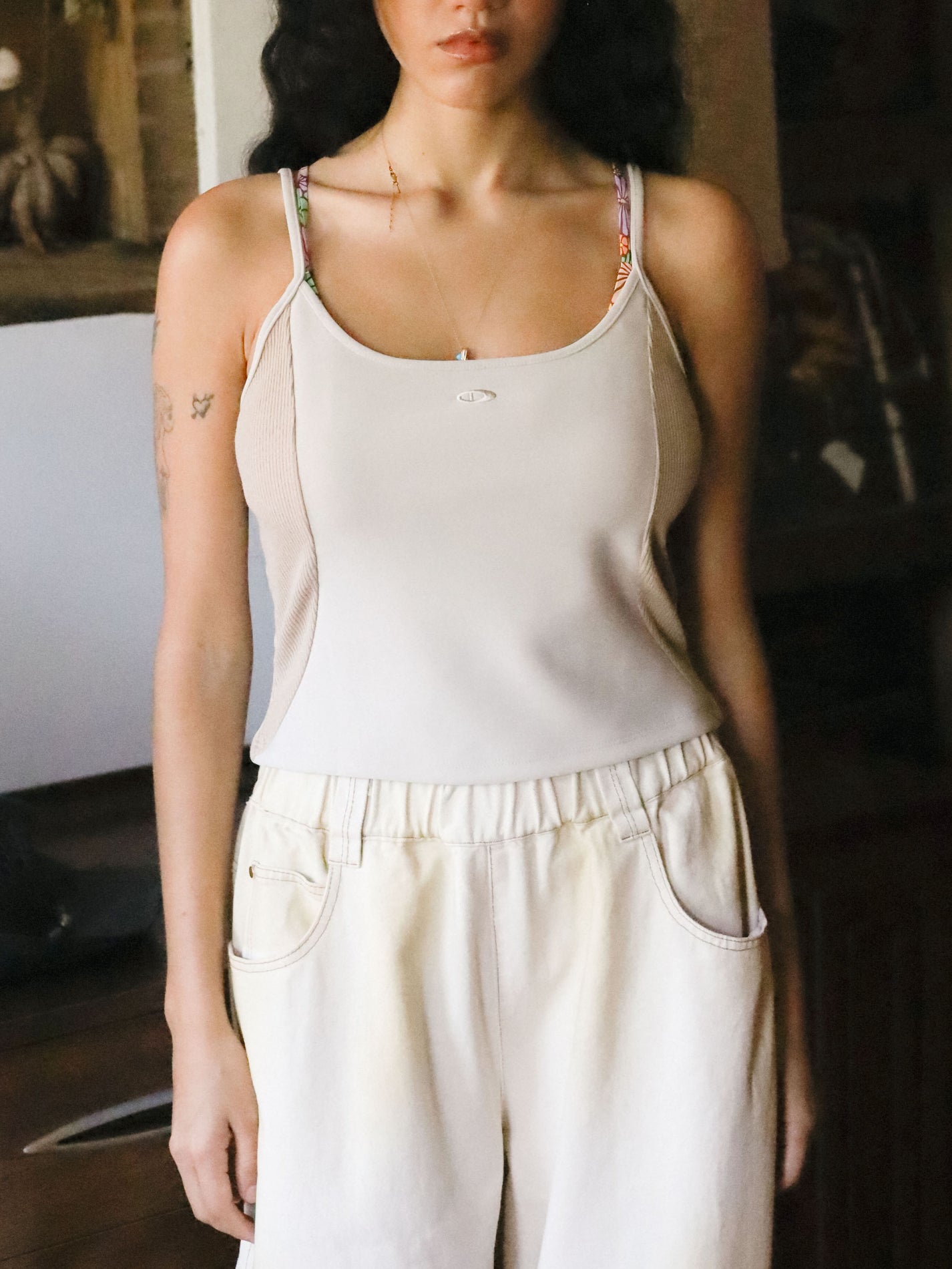 *sample sale* NIKKI top - oats - uniform person