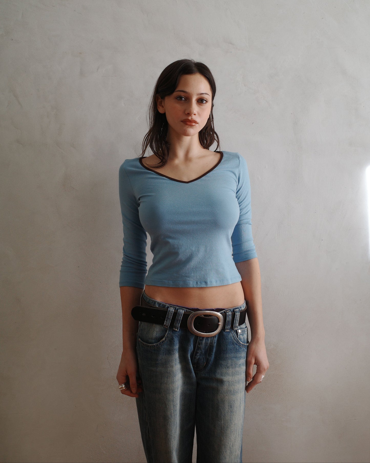 DAISY top - blue - uniform person