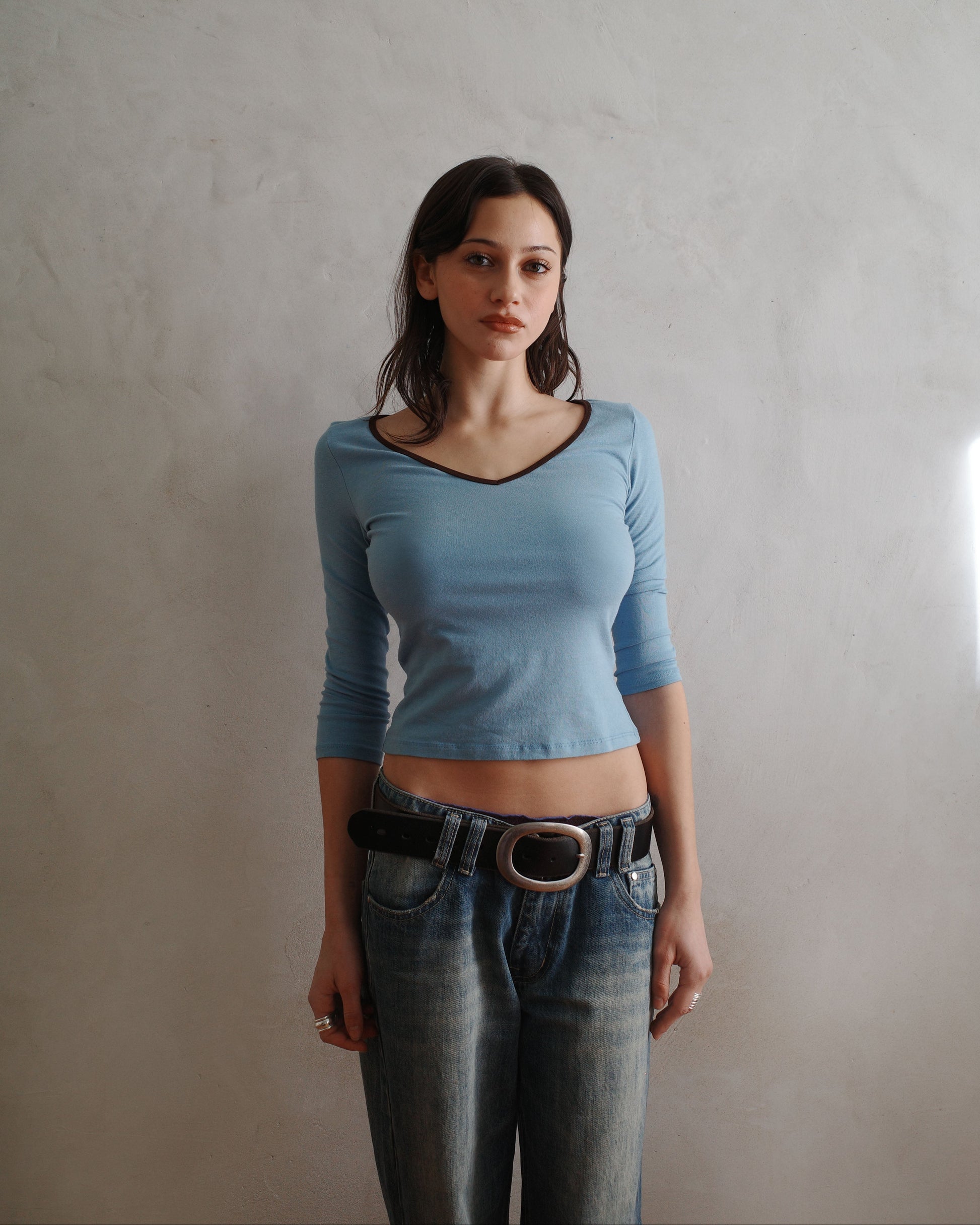 DAISY top - blue - uniform person