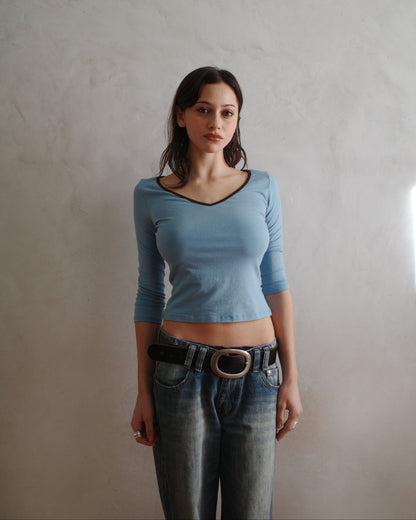 DAISY top - blue - uniform person