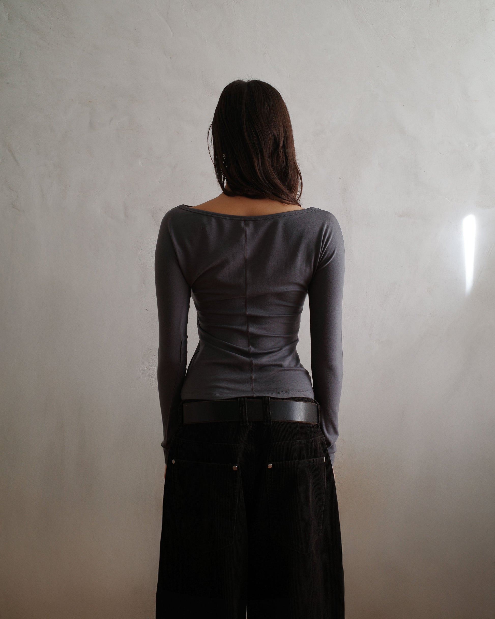 PARADIS top - grey - uniform person