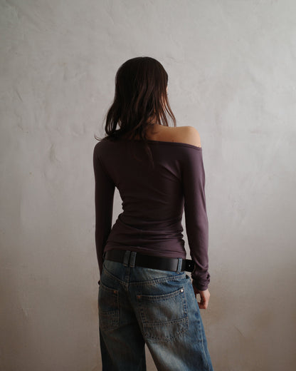 PARADIS top - purple - uniform person