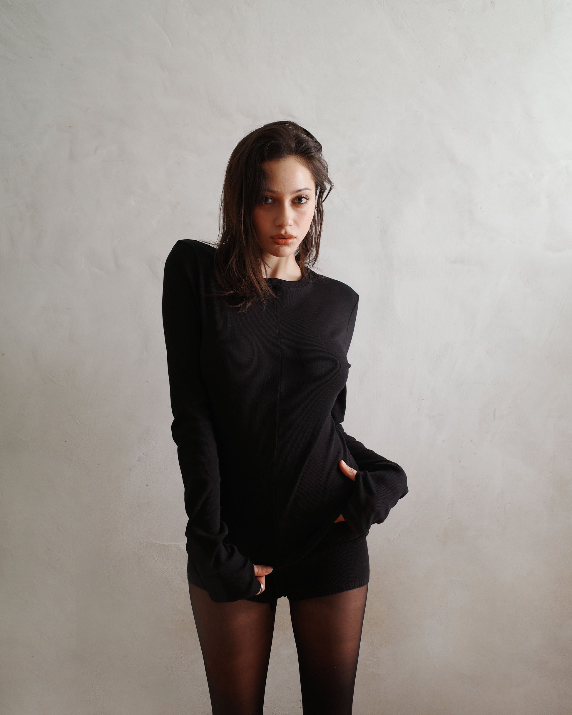 CAPAS long sleeve tee - Onyx *final sale* - uniform person
