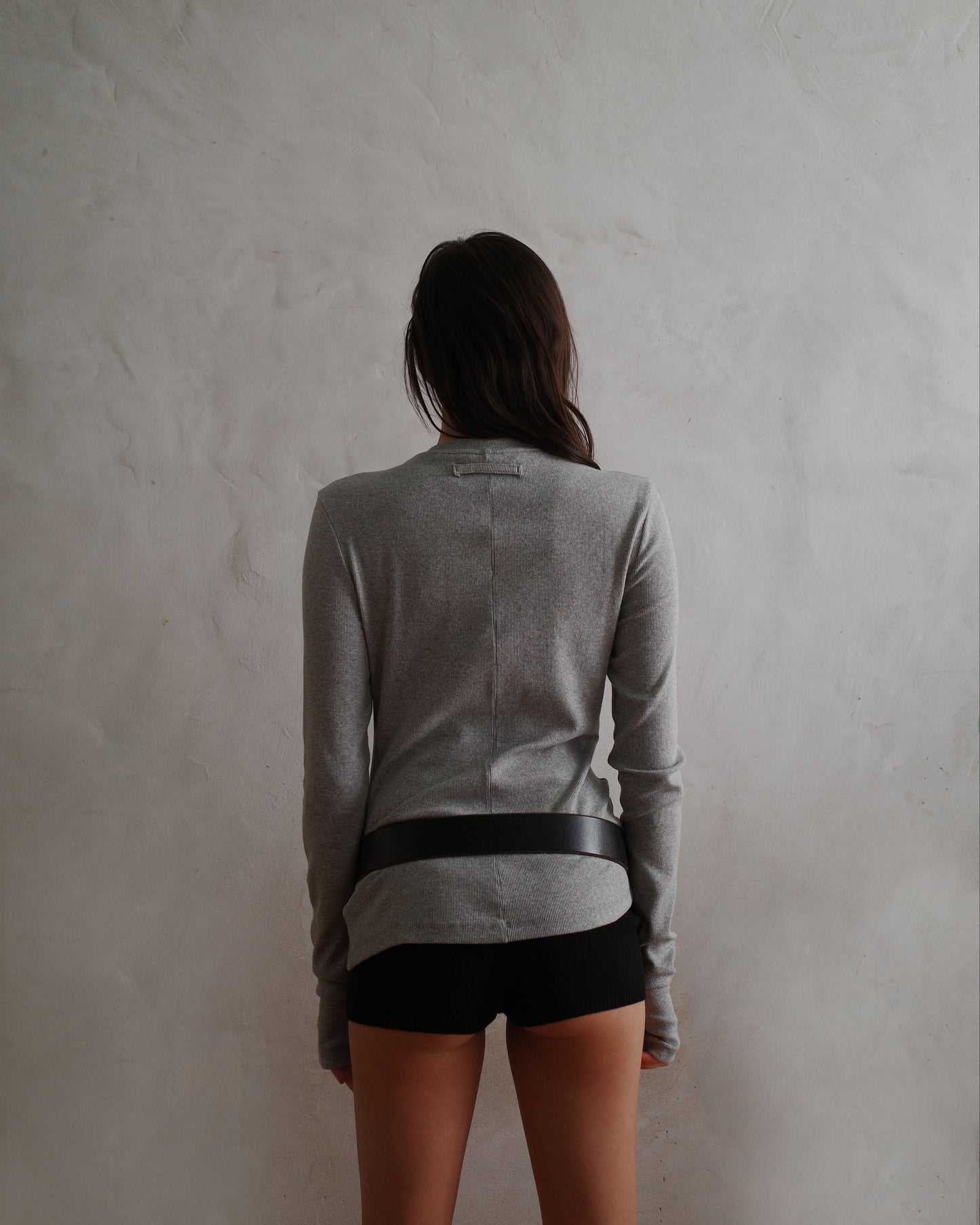 CAPAS long sleeve tee - Grey - uniform person