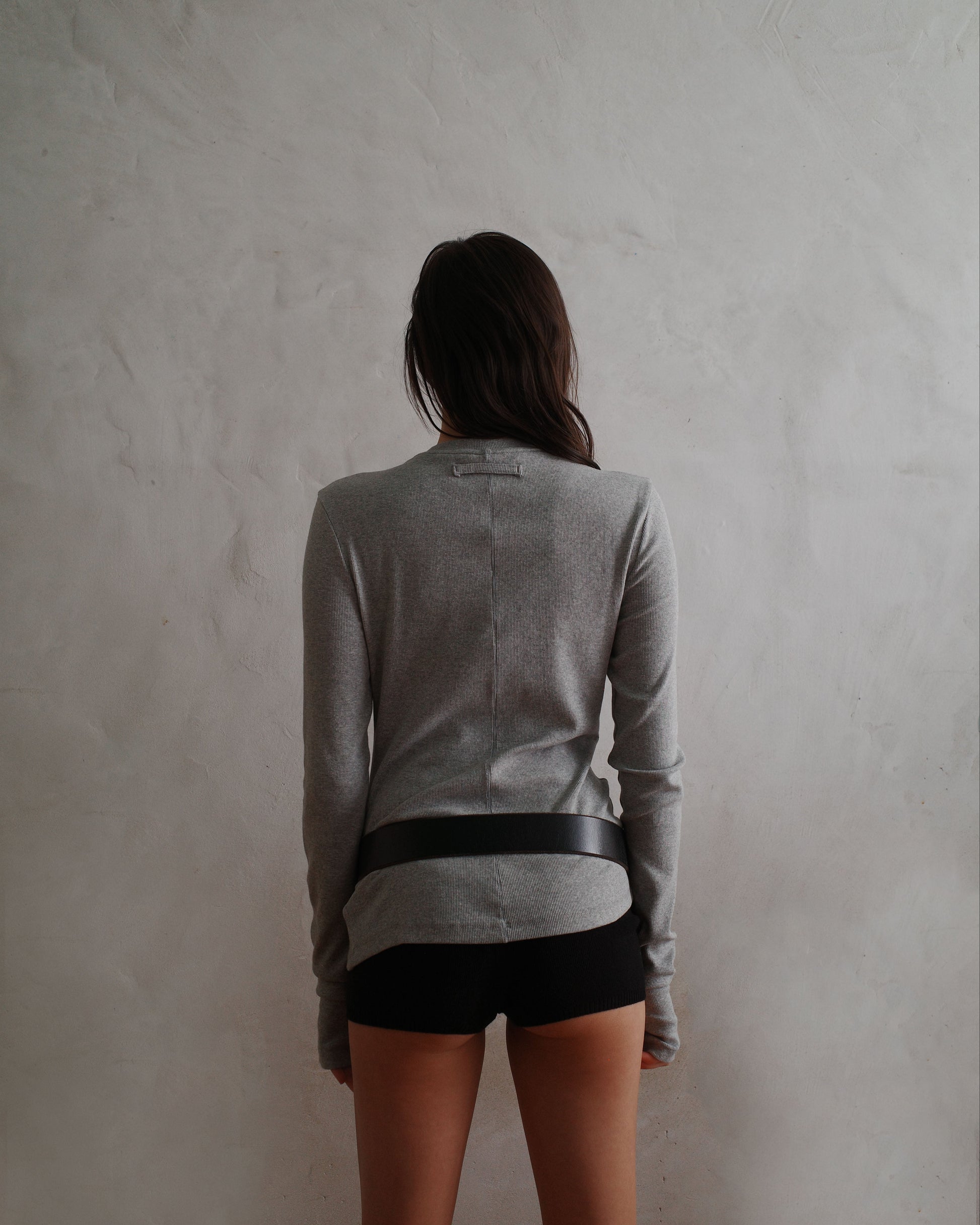 CAPAS long sleeve tee - Grey - uniform person