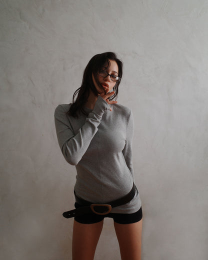 CAPAS long sleeve tee - Grey - uniform person