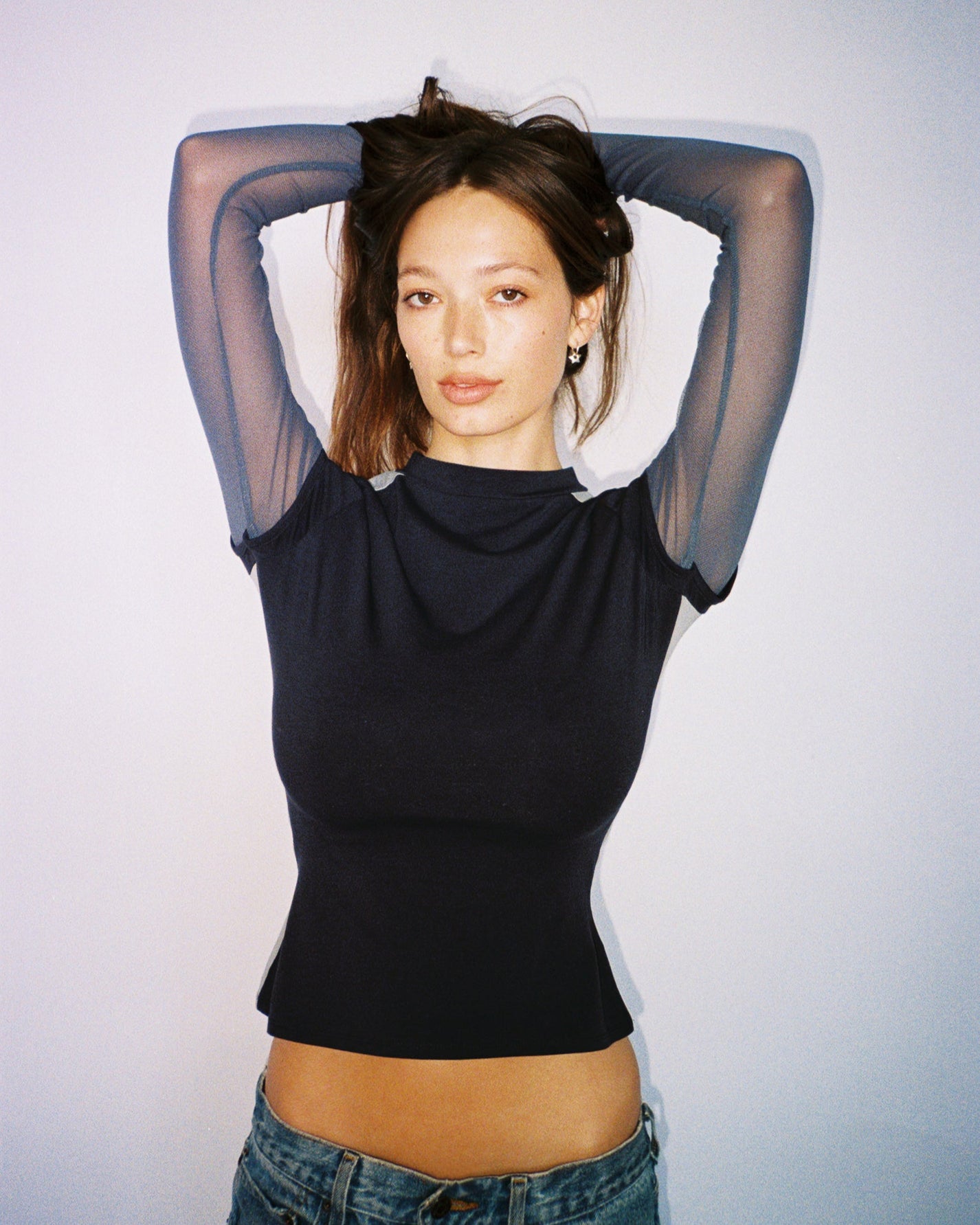*3rd restock*  ALYX layered long sleeve - city blue - uniform person