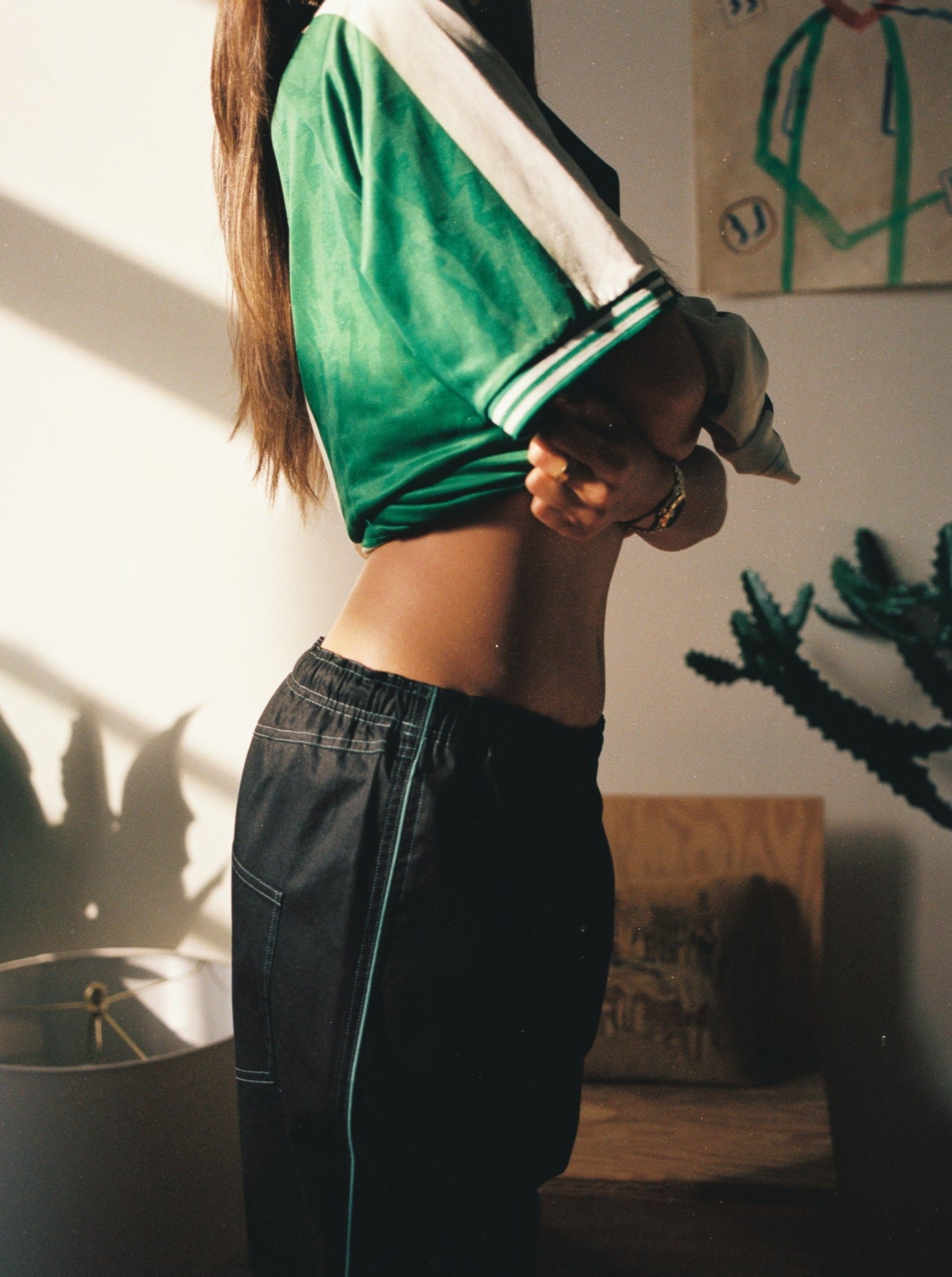 Rivington pants - Black &amp; Forest green - uniform person