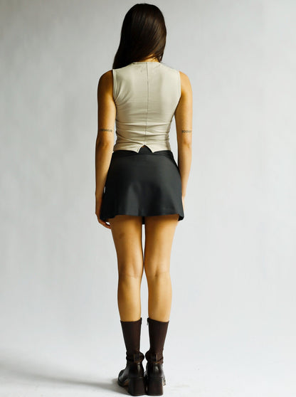 UNIFORM mini skirt - uniform grey