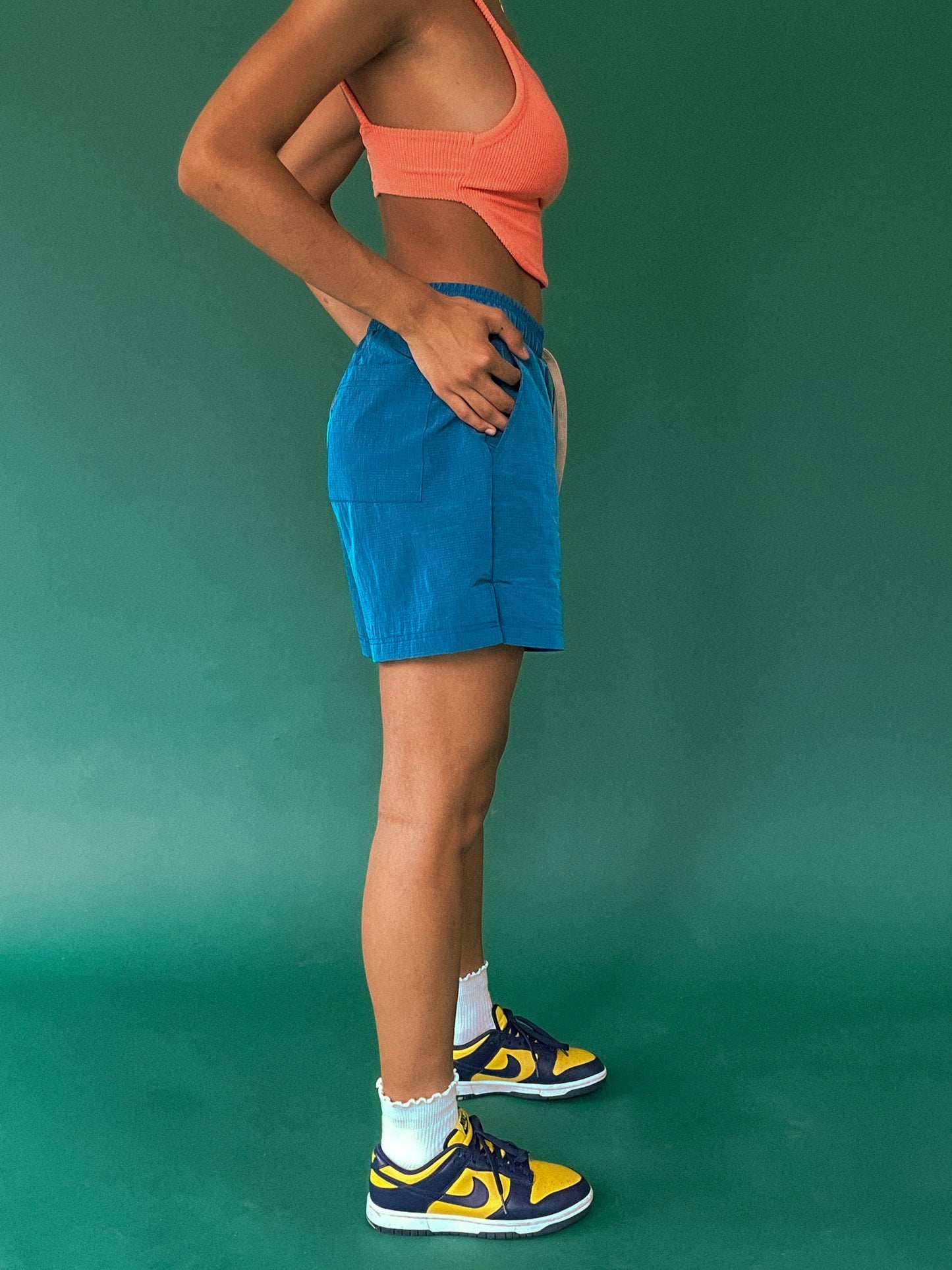 THE UNISEX RIPSTOP SHORTS - forever blue