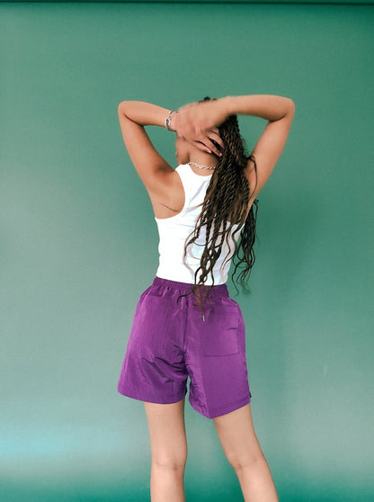 THE UNISEX RIPSTOP SHORTS - wicked purple
