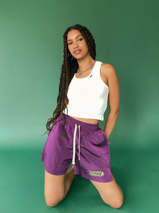 THE UNISEX RIPSTOP SHORTS - wicked purple