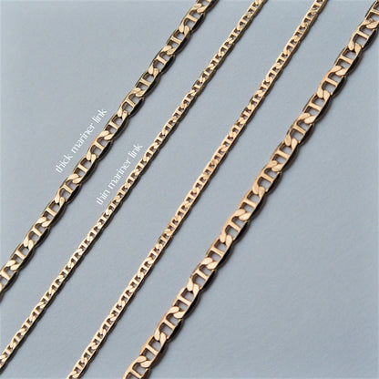 gold mariner link (thin)